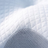 Person sleeping on Restillow butterfly pillow with proper cervical spine alignment