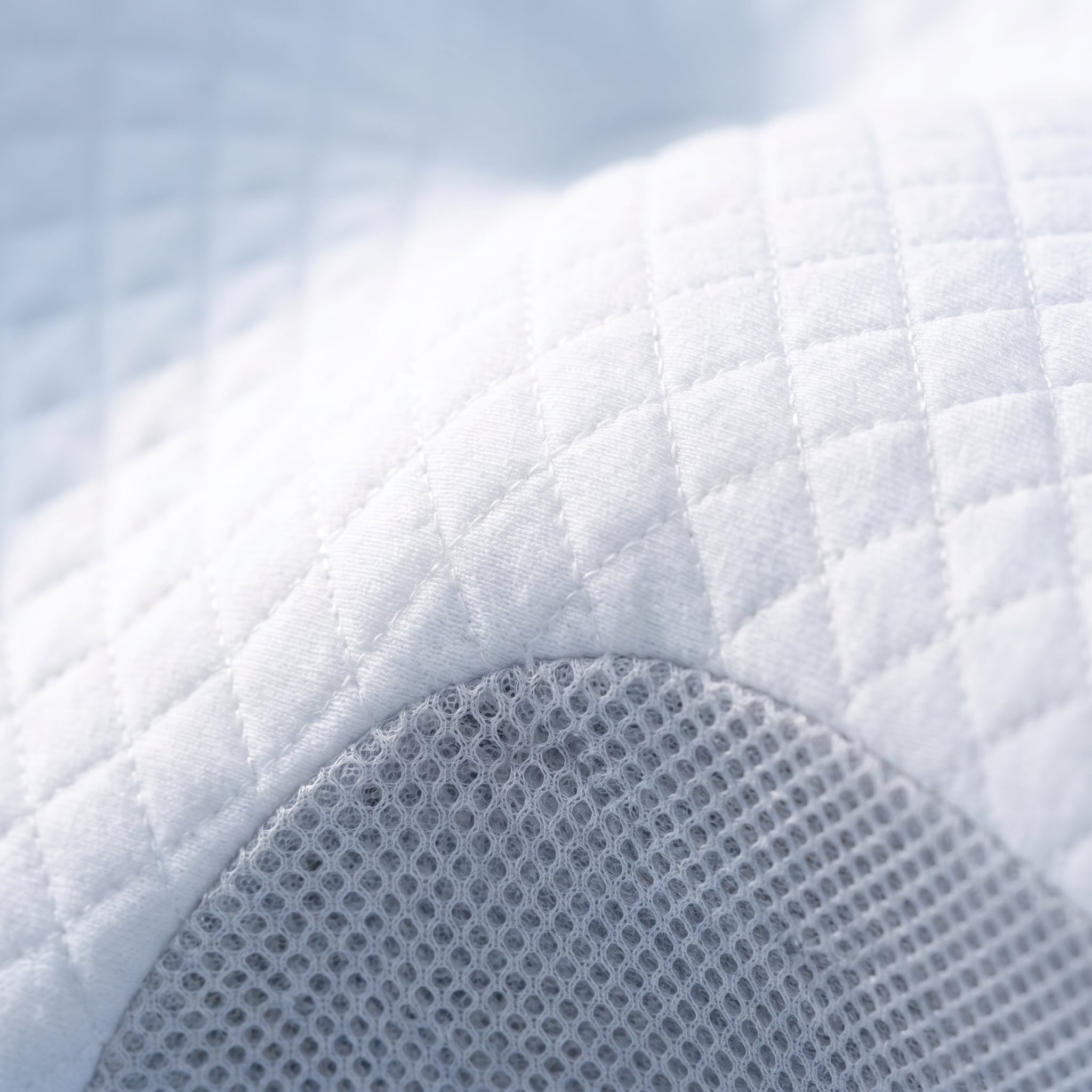 Person sleeping on Restillow butterfly pillow with proper cervical spine alignment