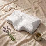 Restillow memory foam pillow with removable breathable cooling cover — available in Gray, Black, and White